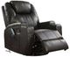 ACME Furniture Waterlily Black Manual Rocker Recliner with Swivel-0