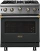 Viking® 5 Series 30" Antique Bronze Liquid Propane Pro Style Gas Range-0