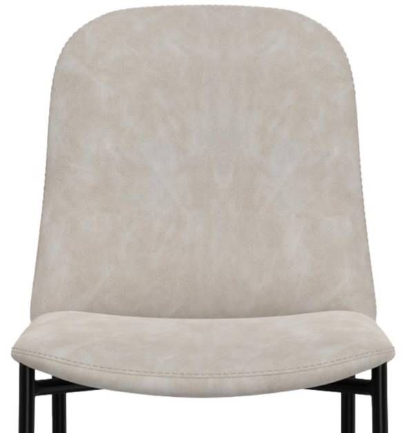 International Furniture Direct Seating Black-Ivory 45" Bar Stool-3