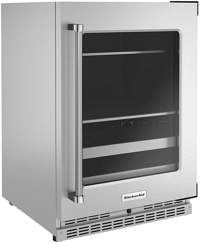 KitchenAid® 4.9 Cu. Ft. Stainless Steel Wine Cooler-2
