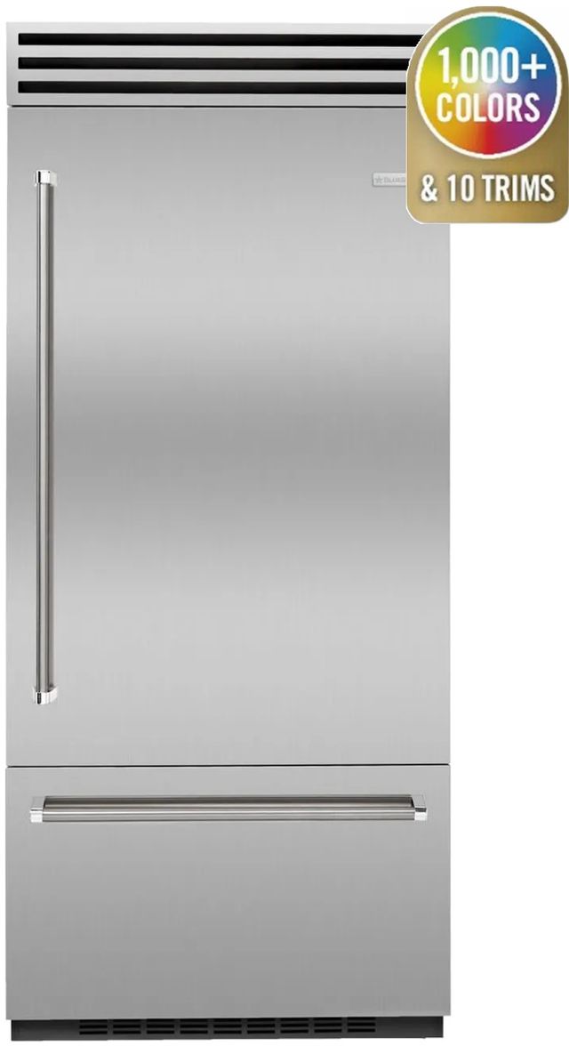 BlueStar® PRO 36" 22.4 Cu. Ft. Color Match Built-In Bottom Freezer Refrigerator-0