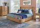 Flexsteel® Normandy Driftwood King Panel Storage Bed-1