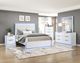 Homelegance® Lumin White California King Panel Bed-1
