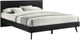 Armen Living Petra Black King Platform Simple Bed-0