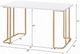 ACME Furniture Estie Gold/White Writing Desk-2