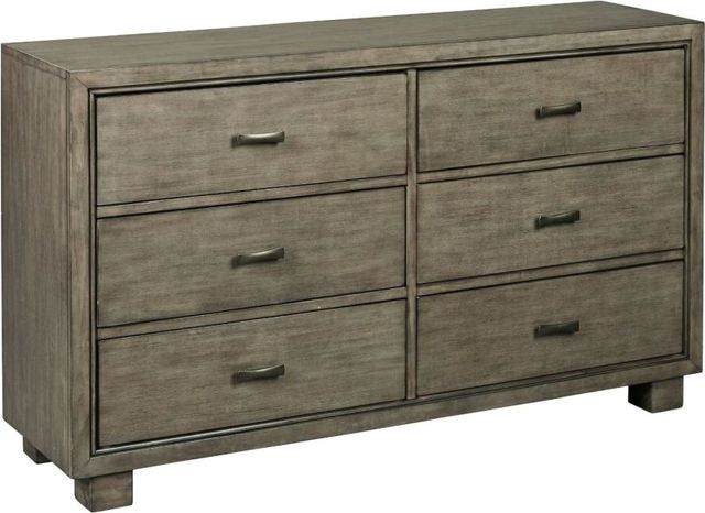 Signature Design by Ashley® Arnett 4-Piece Gray King Bookcase Bed Set-2