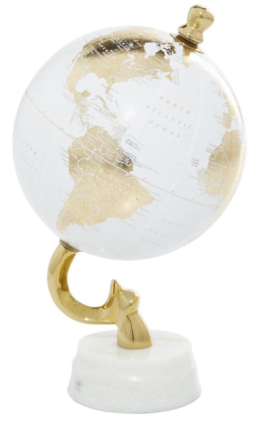 Deco Marche Gold 11" Globe-0