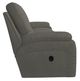 La-Z-Boy® Greyson Blue Grey Leather Manual Reclining Sofa-2