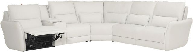 Palliser® Furniture Customizable Chelsea 6-Piece Power Reclining Sectional with Power Headrest and Console-1