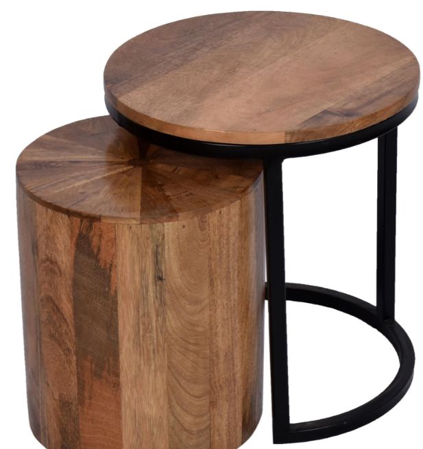 Jaipur Furniture Karis Brown Nesting Table-1