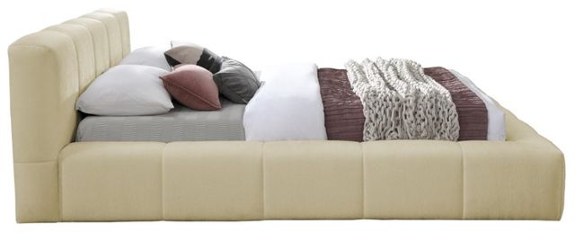 Meridian Furniture Carlin Beige Queen Upholstered Panel Bed-2