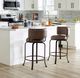 HH2 Home Northgate Brown Swivel Counter Stool-1
