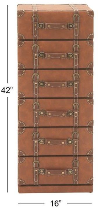 Deco Marche Brown Accent Cabinet-2
