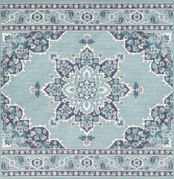 Surya Alfresco Teal 5'x8' Area Rug-2