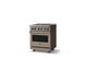 Viking® 5 Series 30" Nantucket Pro Style Electric Range with Brushed Brass Trim-2