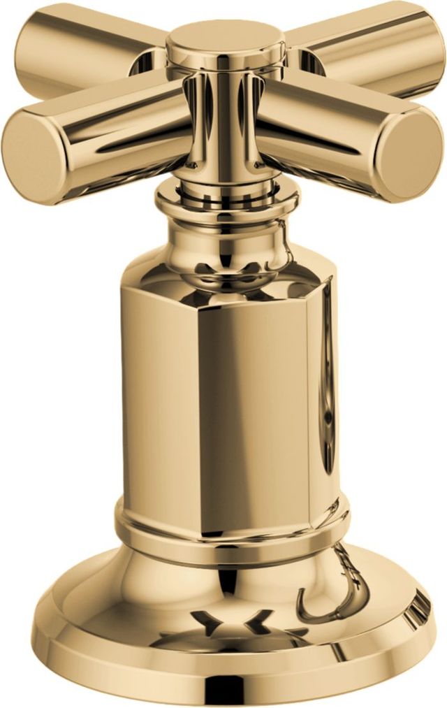 Brizo Invari® Brilliance® Polished Gold Widespread Lavatory Cross Handle Kit-0