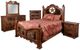Horizon Home® Lasso Cowhide 2-Piece Brown Dresser and Mirror Set-1