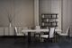 Caracole® Unity Modern Principles Burnished Adobe Dining Table with Cinder/Lucent Bronze Metallic Dining Table-2