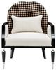Michael Amini® La Francaise Black/Cafe Accent Chair-2