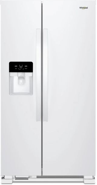 Whirlpool® 36" 24.6 Cu. Ft. White Side-by-Side Refrigerator