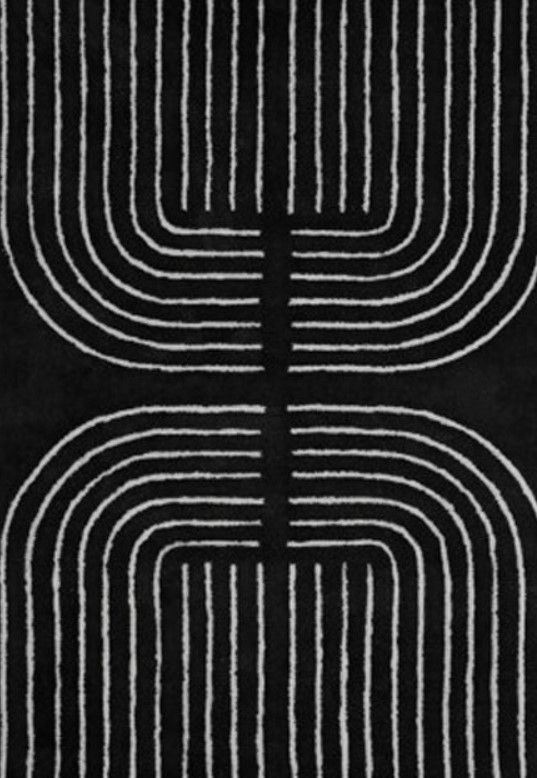 Signature Design by Ashley® Eldonmore Black/Ivory 5'x7' Area Rug-1