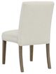 Fairfield® Customizable Entree Dining Straight Short Back Armless Stack Chair with Mica Legs-3