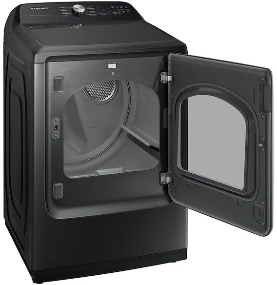 Samsung 7.4 Cu. Ft. Brushed Black Gas Dryer-1
