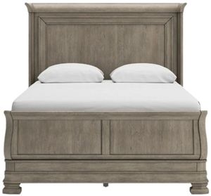 Signature Design by Ashley® Lexorne Light Gray Queen Sleigh Bed