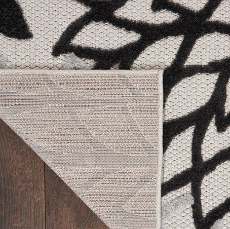 Nourison Home™ Aloha Black White 5'x8' Area Rug-2