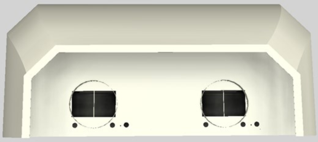 Vent-A-Hood® Designer Series 54" Biscuit Wall Mounted Range Hood-2