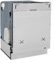 ZLINE Autograph Edition Monument 24" Panel Ready 3rd Rack Tall Tub Top Control Built In Dishwasher with Matte Black Handle-4