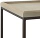 Elements International Timesch Natural Coffee Table with Black Base-2
