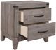 Homelegance® Woodrow Brownish Gray Nightstand-3