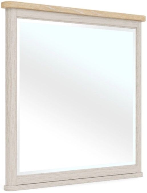 Riverside Furniture Glenndale Aged White Mirror-0