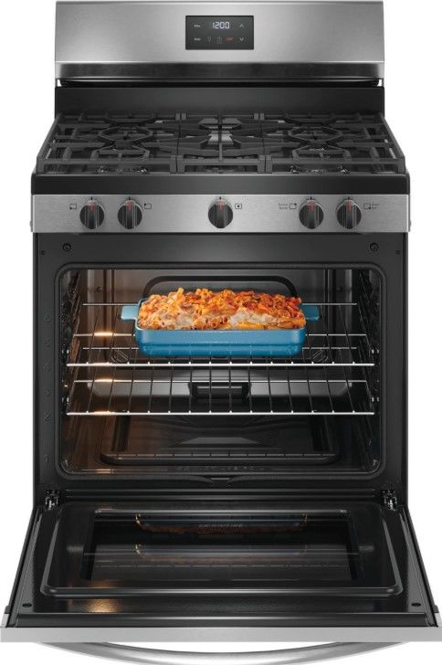 Frigidaire® 30" Stainless Steel Freestanding Gas Range-2