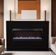 Legends Home Stardust Seal Skin Black 62" Fireplace Mantel-1