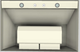 Vent-A-Hood® 36" Biscuit Wall Mounted Liner Insert-2