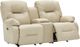 Best® Home Furnishings Customizable Brinley Leather Power Reclining Space Saver® Loveseat with Console and Tilt Headrest-1