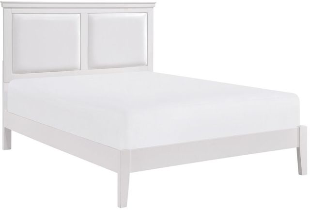 Homelegance® Seabright White Eastern King Panel Bed-0