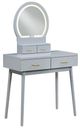 Homelegance® Camilla Gray Youth Vanity Dresser with Mirror and Stool Set-3