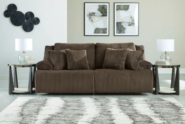 Signature Design by Ashley® Top Tier 2-Piece Chocolate Manual Reclining Sectional Sofa-3