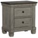 Homelegance® Weaver Coffee/Antique Gray Nightstand-0