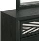 New Classic® Home Furnishings Obsidian Black Dresser and Mirror Set-5