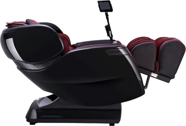 Cozzia® Qi™ XE Pro Black/Burgundy Power Massage Chair-1