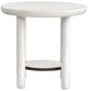 Magnussen Home® Sunset Cove Moonlight Pearl Round End Table-1