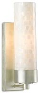 Currey & Company Abadan Pearl/Silver Leaf Wall Sconce-1