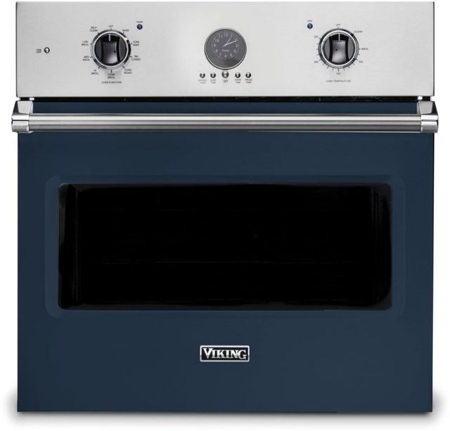 Viking® Professional 5 Series 30" Slate Blue Built In Single Electric Premiere Wall Oven-0