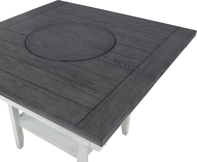 Crown Mark Fulton Gray Counter Dining Table with Chalk Base-3