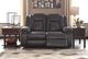Ashley® Garristown Gray Power Reclining Loveseat-5