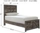 Signature Design by Ashley® Wynnlow Gray Youth Twin Crossbuck Panel Bed-2